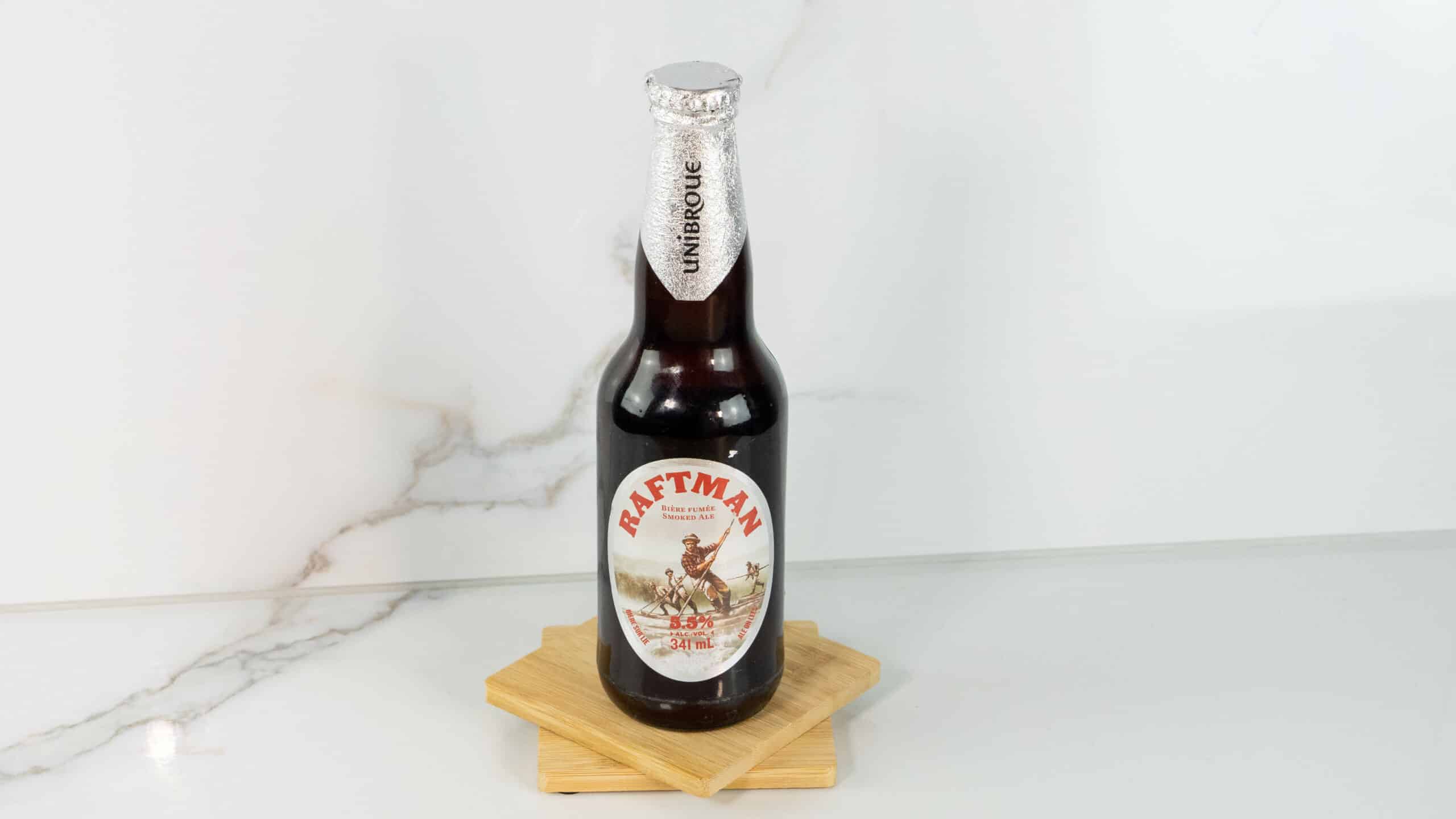 mon caribou carte boissons bière unibroue raftman 341ml