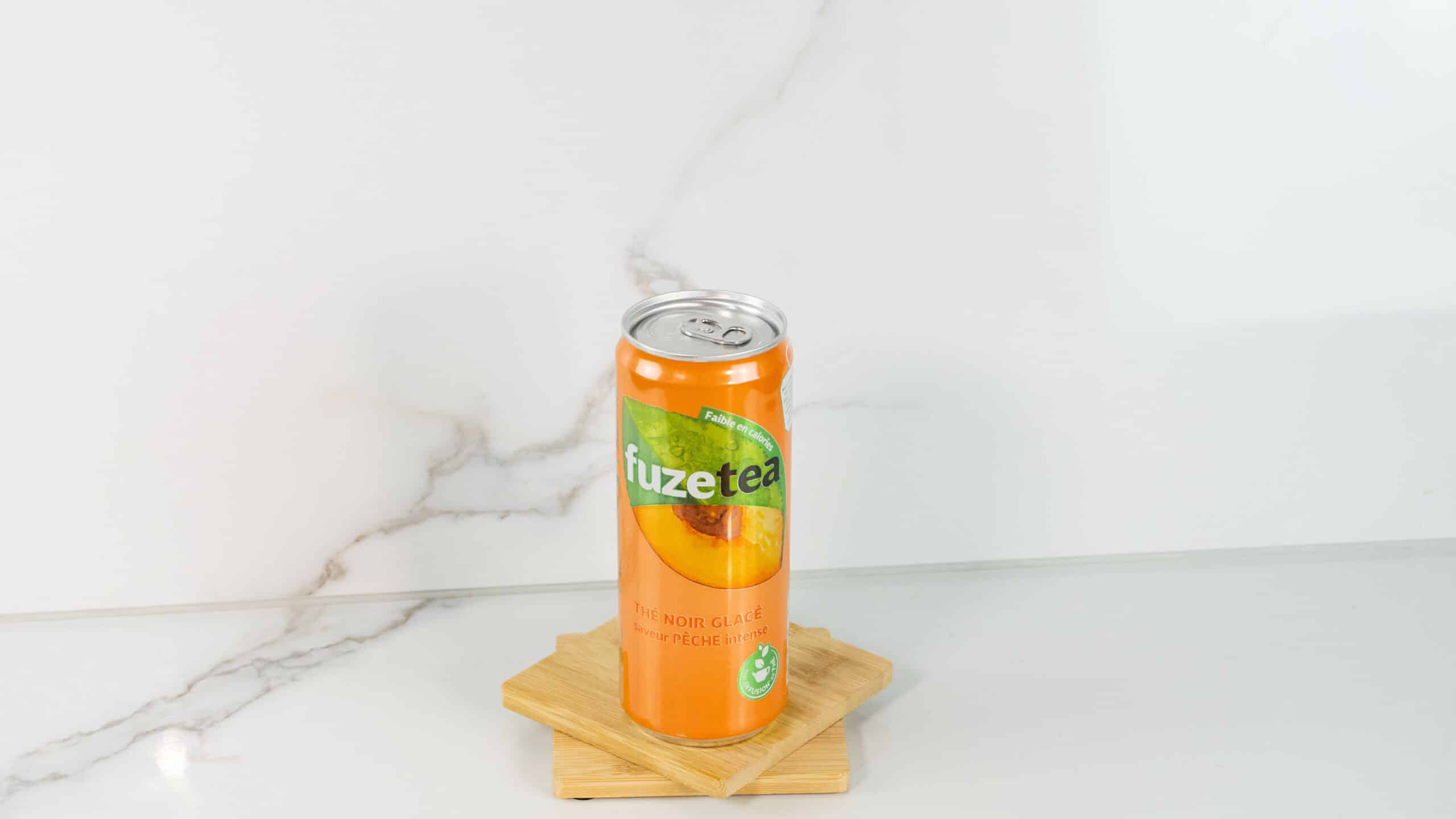 mon caribou carte boissons fuze tea pêche 33cl