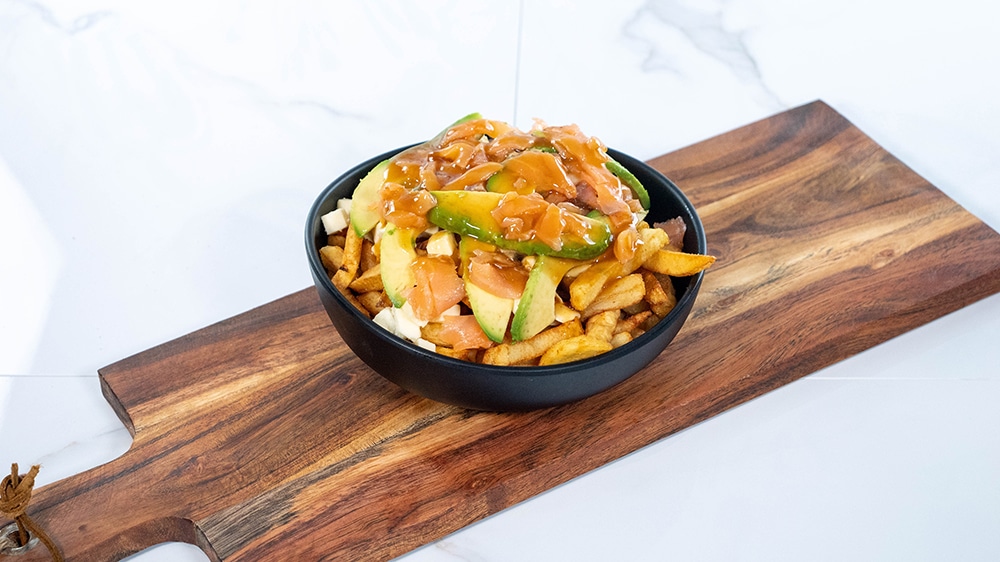 mon caribou carte poutines avocado