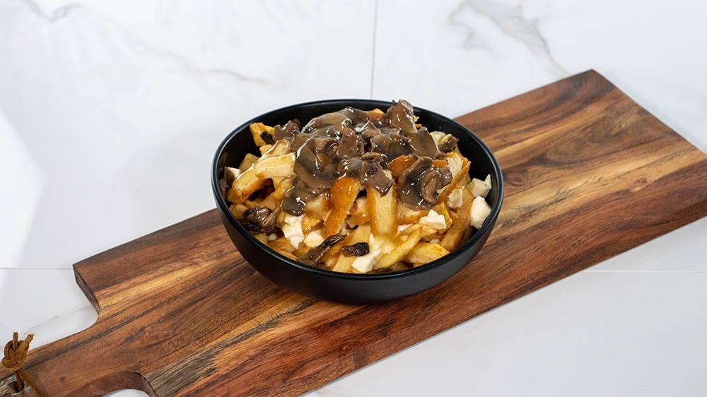 mon caribou carte poutines cocorico veggie