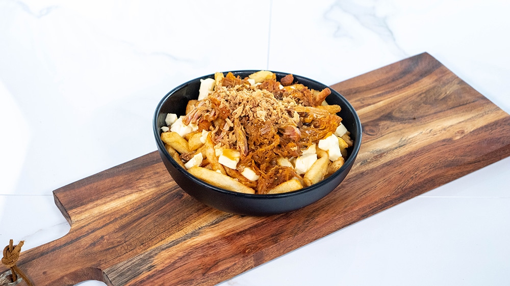 mon caribou carte poutines pulled pork